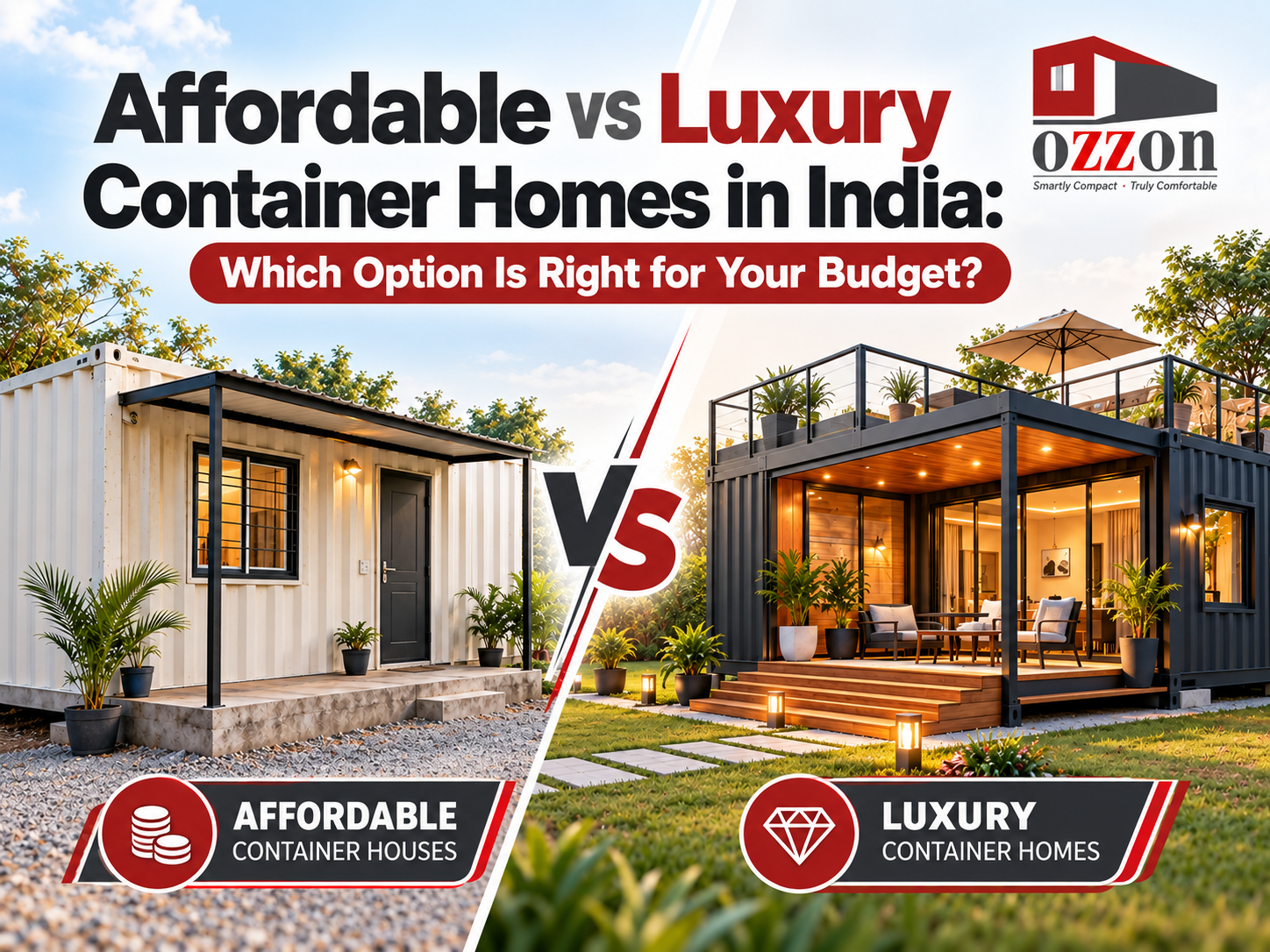 Affordable container houses
